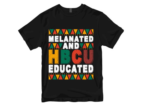 Celebrating Pride and Heritage with Melanated and HBCU Educated Vector