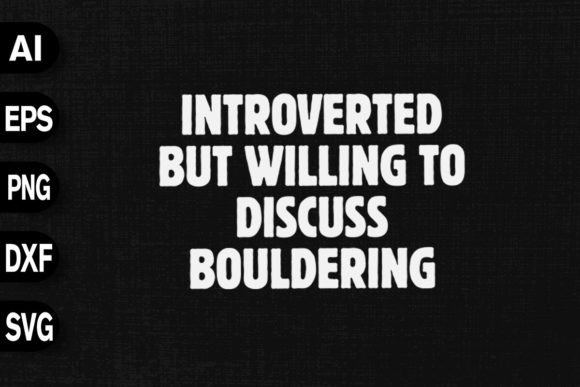 Introverted but Willing to Discuss: A Versatile T-Shirt Graphics Design