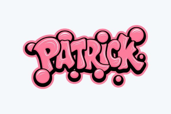 Patrick: A Bold Graffiti Lettering for T-Shirt Designs and Graphics