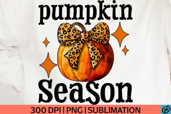 Pumpkin Season PNG Sublimation for T-Shirt Designs and Graphics
