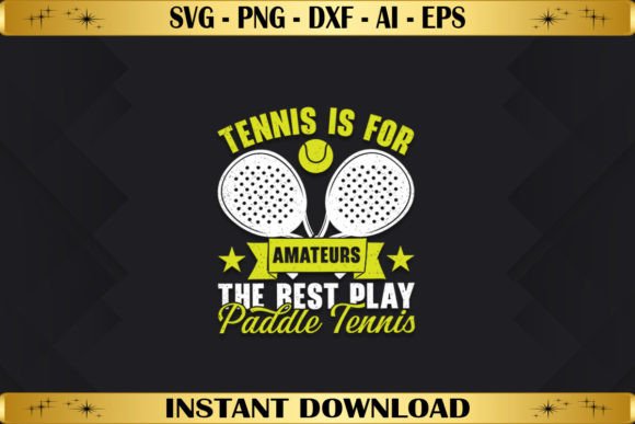 Tennis is for Amateurs: A Fresh Embroidery Design