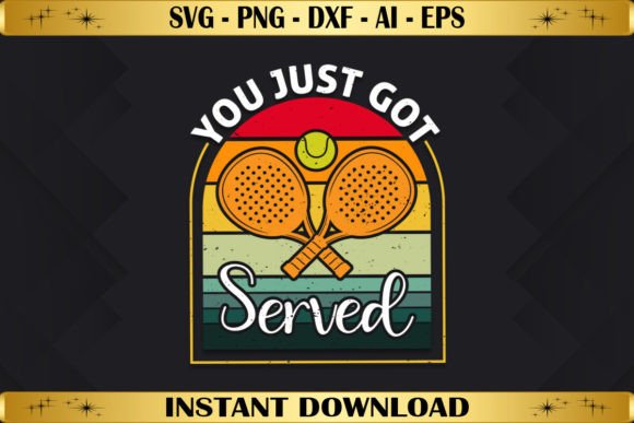 You Just Got Served: A Versatile Graphics Asset for T-Shirt Designs